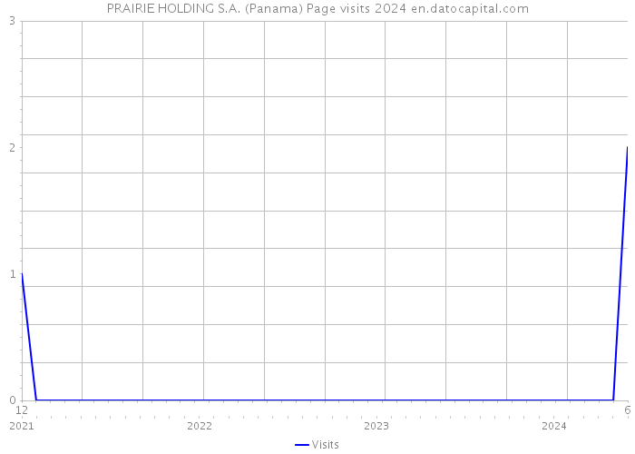 PRAIRIE HOLDING S.A. (Panama) Page visits 2024 