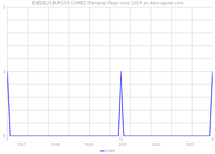 ENEDELIS BURGOS GOMEZ (Panama) Page visits 2024 