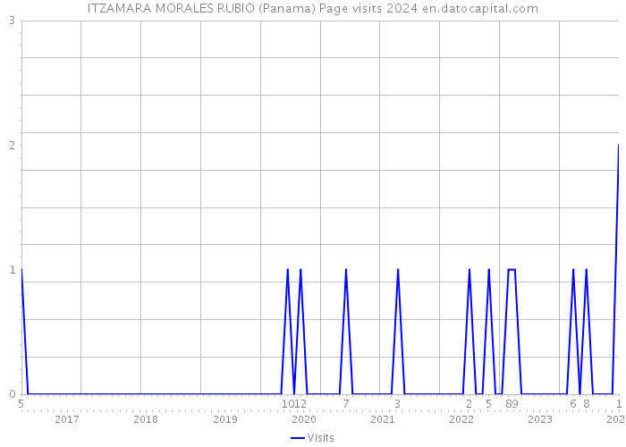 ITZAMARA MORALES RUBIO (Panama) Page visits 2024 
