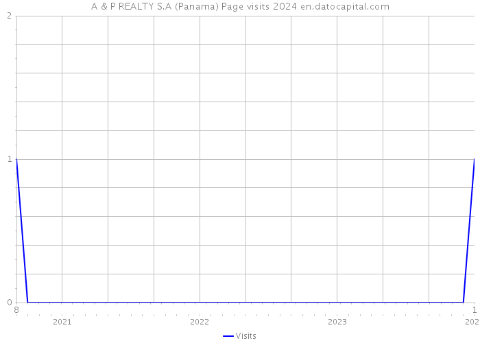 A & P REALTY S.A (Panama) Page visits 2024 