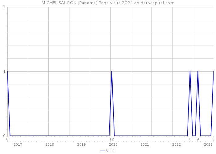 MICHEL SAURON (Panama) Page visits 2024 