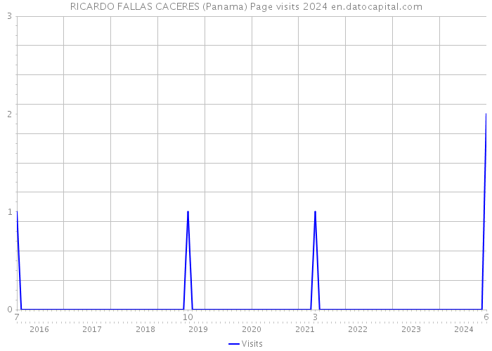 RICARDO FALLAS CACERES (Panama) Page visits 2024 