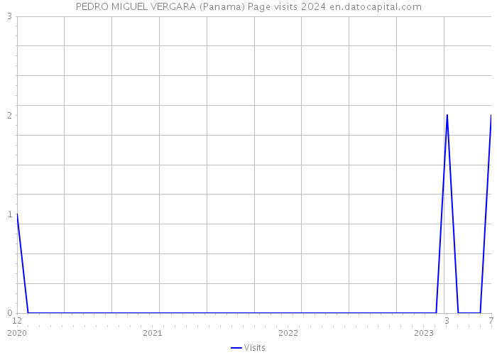 PEDRO MIGUEL VERGARA (Panama) Page visits 2024 