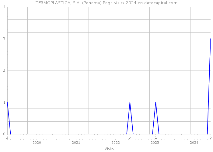 TERMOPLASTICA, S.A. (Panama) Page visits 2024 