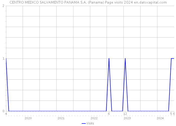 CENTRO MEDICO SALVAMENTO PANAMA S.A. (Panama) Page visits 2024 