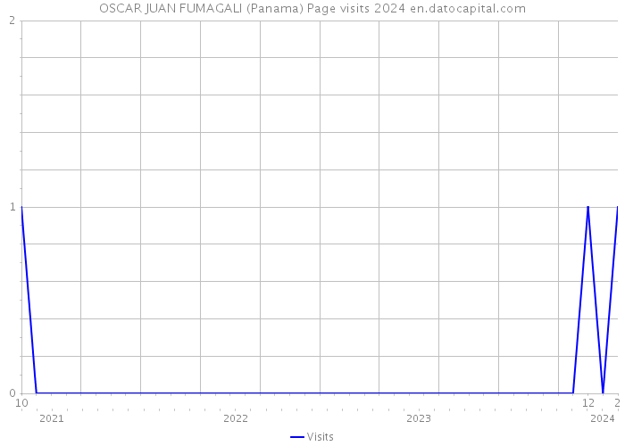 OSCAR JUAN FUMAGALI (Panama) Page visits 2024 