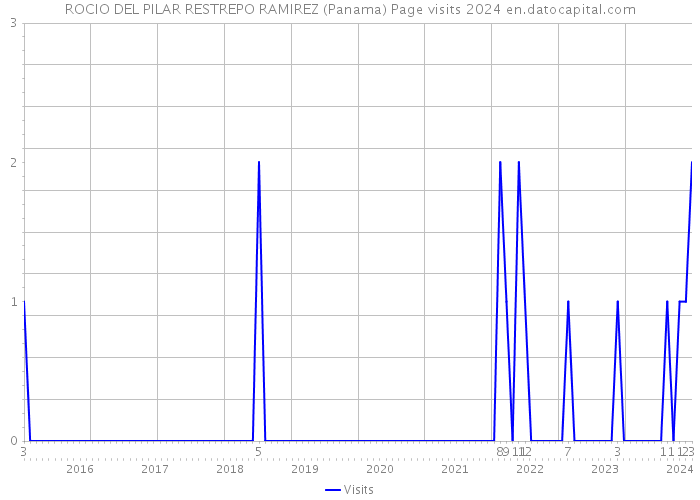 ROCIO DEL PILAR RESTREPO RAMIREZ (Panama) Page visits 2024 