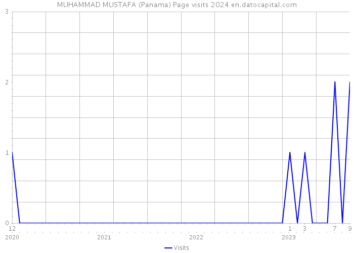 MUHAMMAD MUSTAFA (Panama) Page visits 2024 
