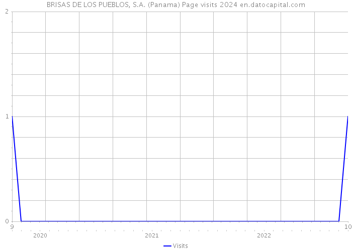 BRISAS DE LOS PUEBLOS, S.A. (Panama) Page visits 2024 