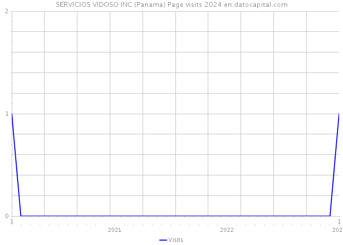 SERVICIOS VIDOSO INC (Panama) Page visits 2024 