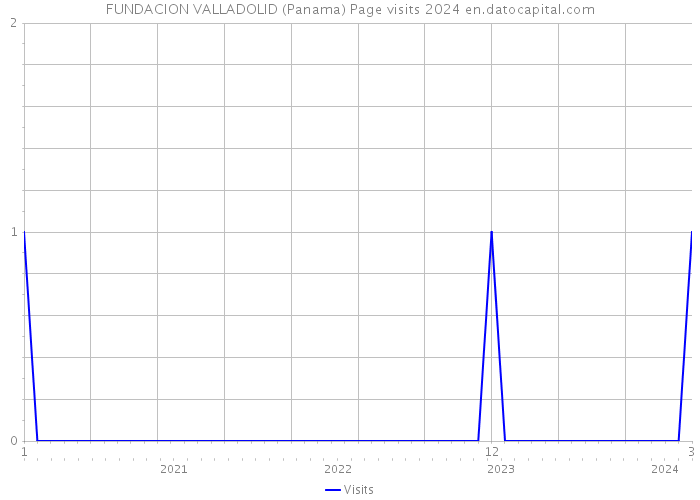 FUNDACION VALLADOLID (Panama) Page visits 2024 