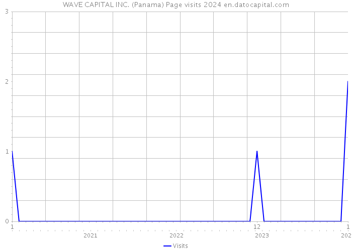 WAVE CAPITAL INC. (Panama) Page visits 2024 