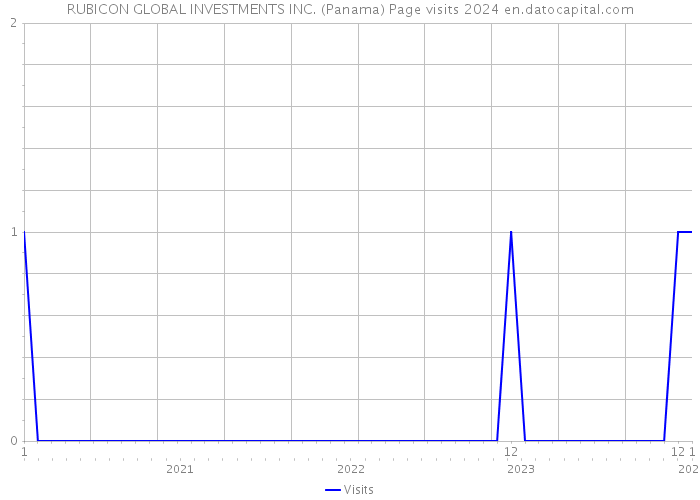 RUBICON GLOBAL INVESTMENTS INC. (Panama) Page visits 2024 