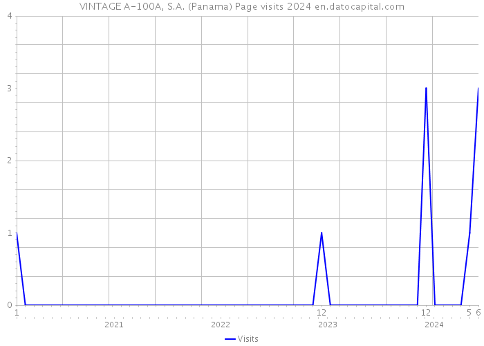 VINTAGE A-100A, S.A. (Panama) Page visits 2024 
