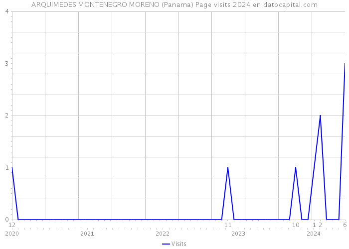 ARQUIMEDES MONTENEGRO MORENO (Panama) Page visits 2024 
