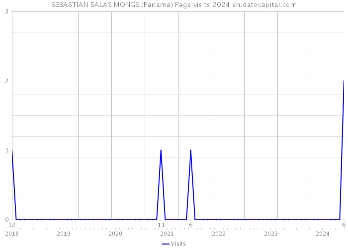 SEBASTIAN SALAS MONGE (Panama) Page visits 2024 