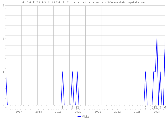 ARNALDO CASTILLO CASTRO (Panama) Page visits 2024 