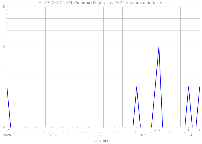 ANGELO VIGNATI (Panama) Page visits 2024 