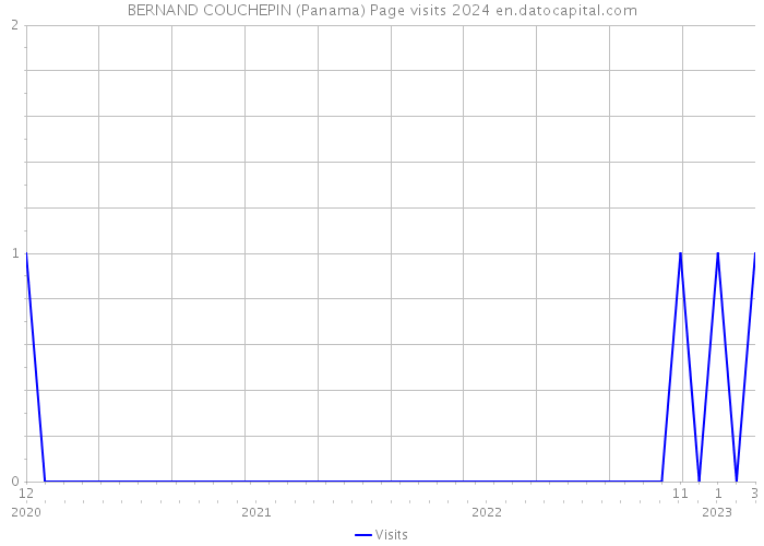 BERNAND COUCHEPIN (Panama) Page visits 2024 