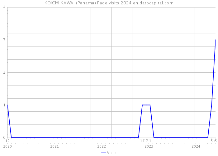 KOICHI KAWAI (Panama) Page visits 2024 