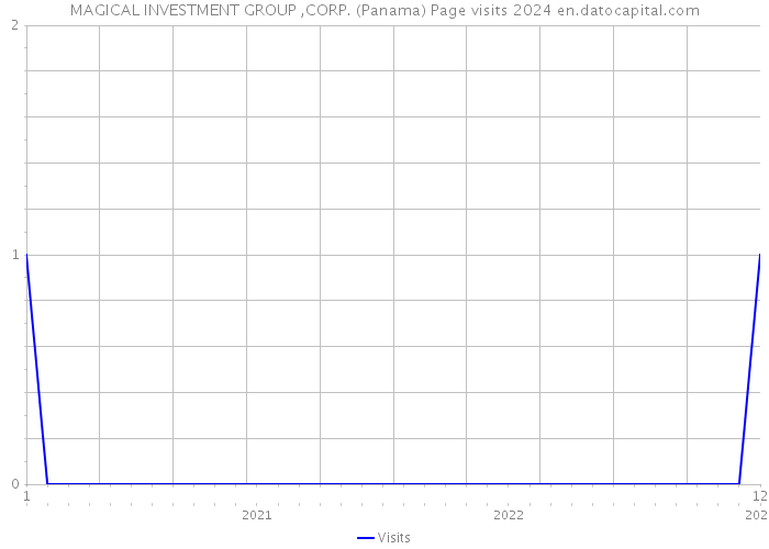 MAGICAL INVESTMENT GROUP ,CORP. (Panama) Page visits 2024 