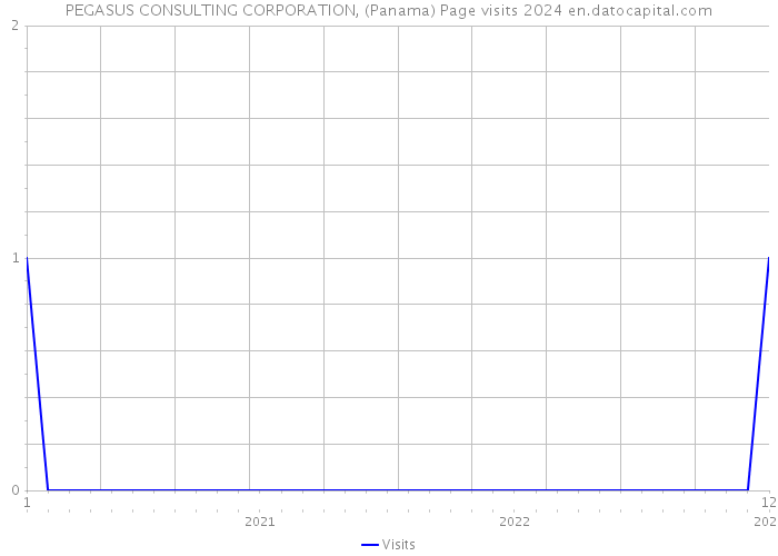 PEGASUS CONSULTING CORPORATION, (Panama) Page visits 2024 