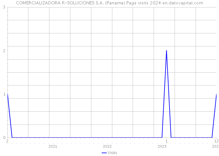 COMERCIALIZADORA R-SOLUCIONES S.A. (Panama) Page visits 2024 