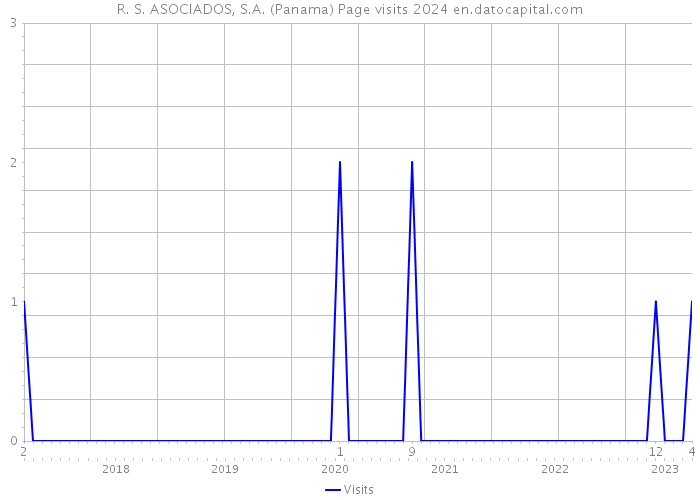 R. S. ASOCIADOS, S.A. (Panama) Page visits 2024 