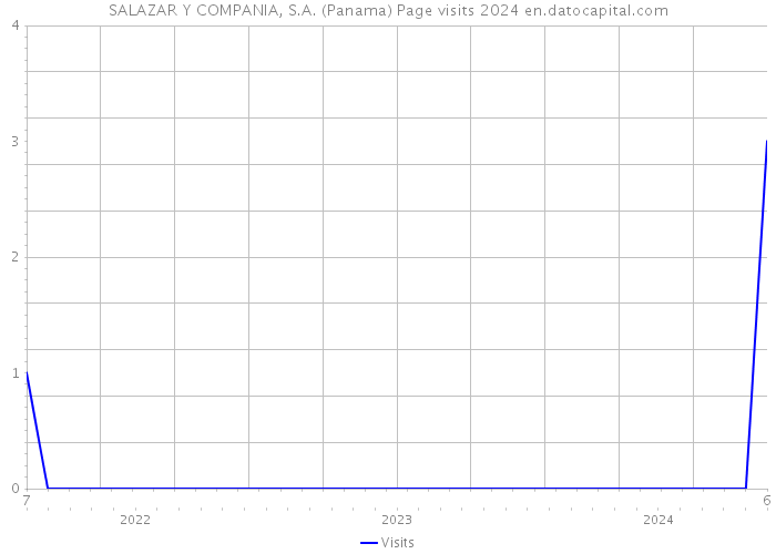 SALAZAR Y COMPANIA, S.A. (Panama) Page visits 2024 