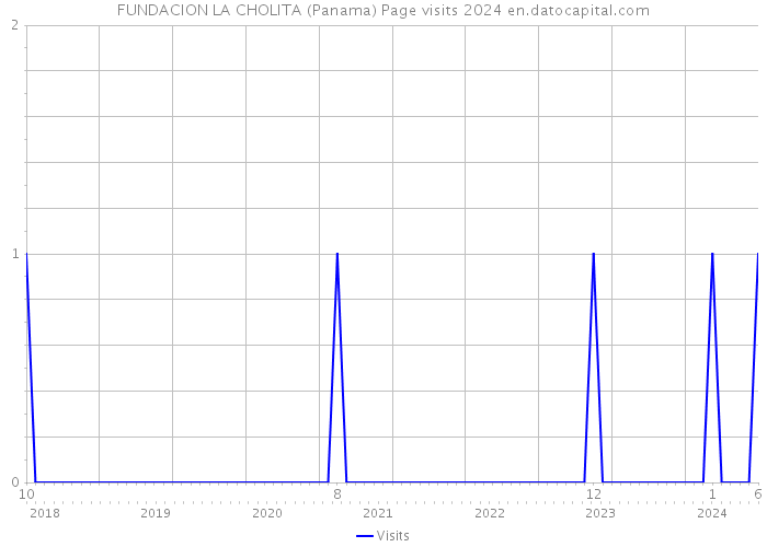 FUNDACION LA CHOLITA (Panama) Page visits 2024 