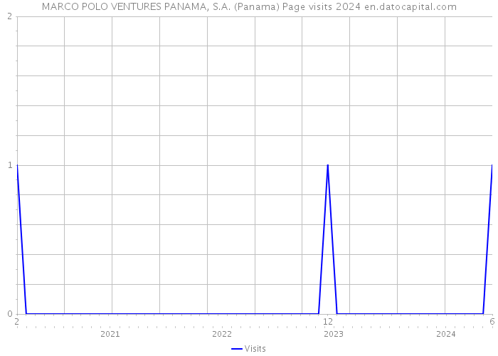 MARCO POLO VENTURES PANAMA, S.A. (Panama) Page visits 2024 