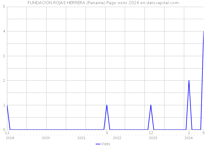 FUNDACION ROJAS HERRERA (Panama) Page visits 2024 