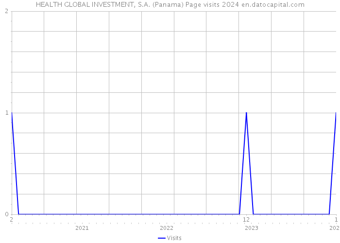 HEALTH GLOBAL INVESTMENT, S.A. (Panama) Page visits 2024 