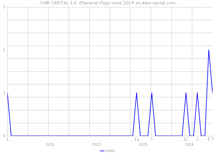 CABI CAPITAL S.A. (Panama) Page visits 2024 