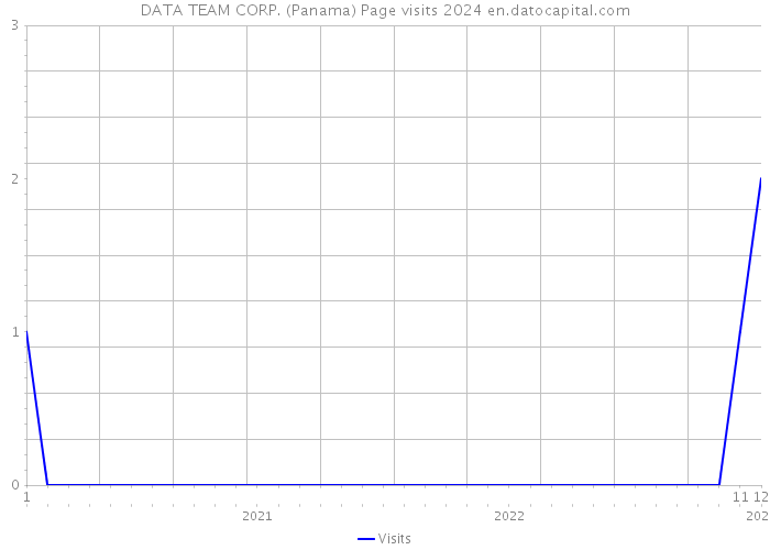 DATA TEAM CORP. (Panama) Page visits 2024 
