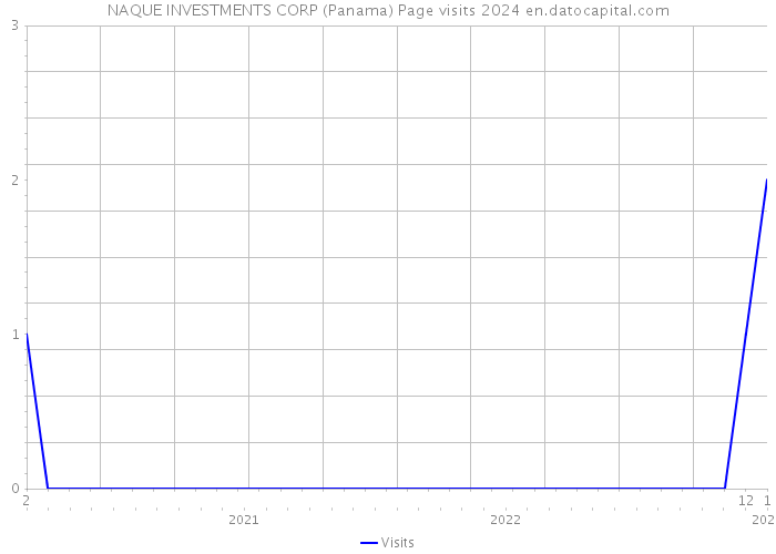 NAQUE INVESTMENTS CORP (Panama) Page visits 2024 