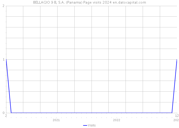 BELLAGIO 9 B, S.A. (Panama) Page visits 2024 