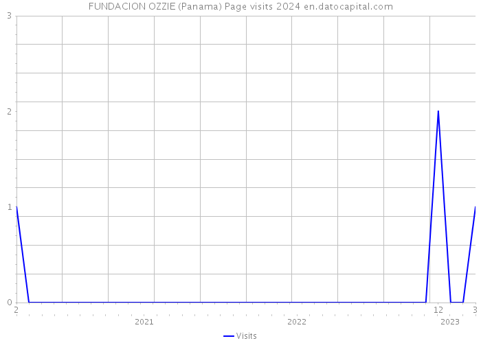 FUNDACION OZZIE (Panama) Page visits 2024 