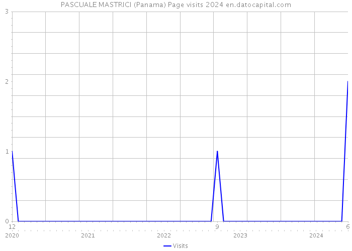 PASCUALE MASTRICI (Panama) Page visits 2024 
