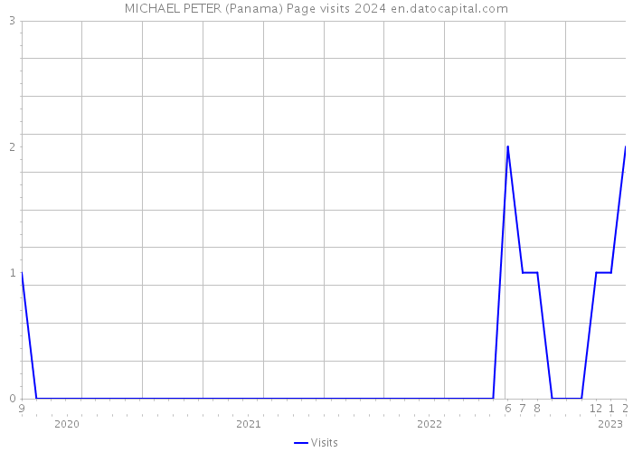 MICHAEL PETER (Panama) Page visits 2024 