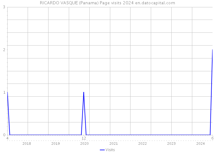 RICARDO VASQUE (Panama) Page visits 2024 