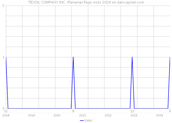 TEXOIL COMPANY INC. (Panama) Page visits 2024 