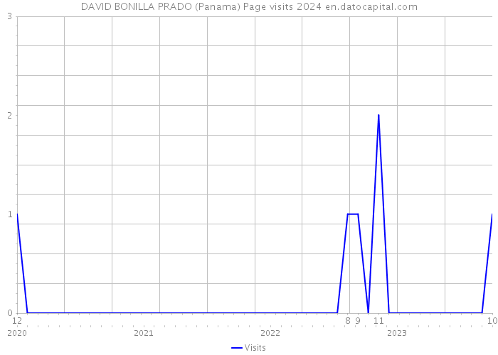 DAVID BONILLA PRADO (Panama) Page visits 2024 