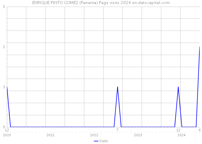 ENRIQUE PINTO GOMEZ (Panama) Page visits 2024 