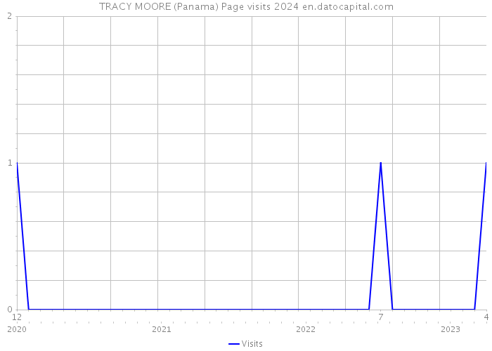 TRACY MOORE (Panama) Page visits 2024 
