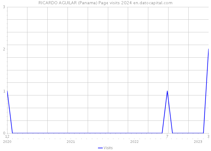 RICARDO AGUILAR (Panama) Page visits 2024 