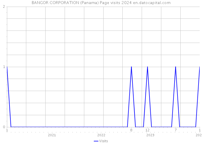 BANGOR CORPORATION (Panama) Page visits 2024 