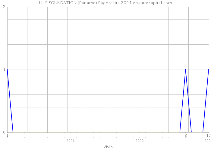 LILY FOUNDATION (Panama) Page visits 2024 