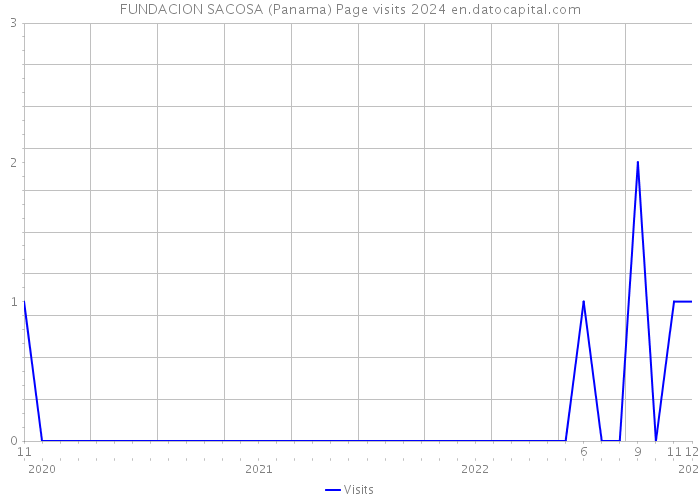 FUNDACION SACOSA (Panama) Page visits 2024 