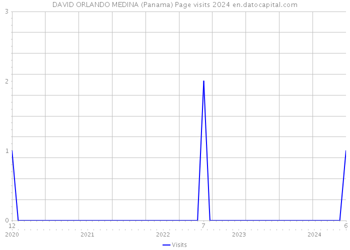 DAVID ORLANDO MEDINA (Panama) Page visits 2024 